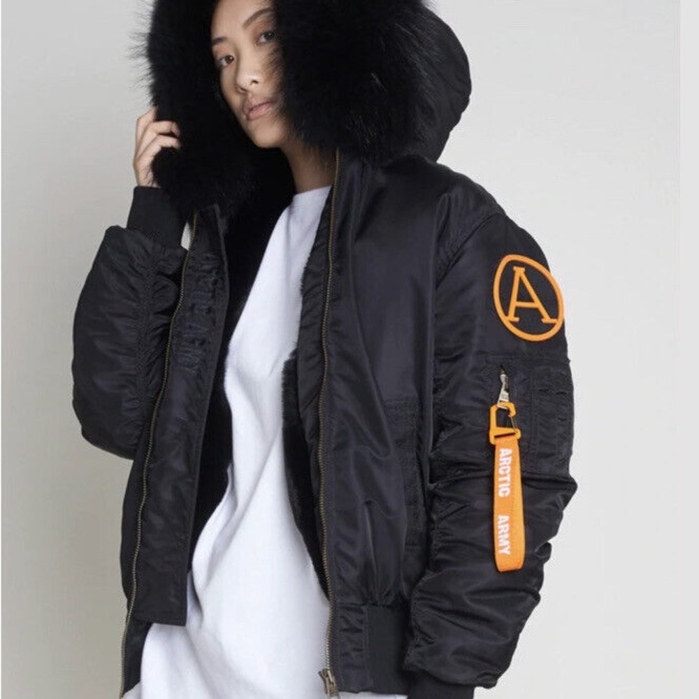 Black Bomber Jacket